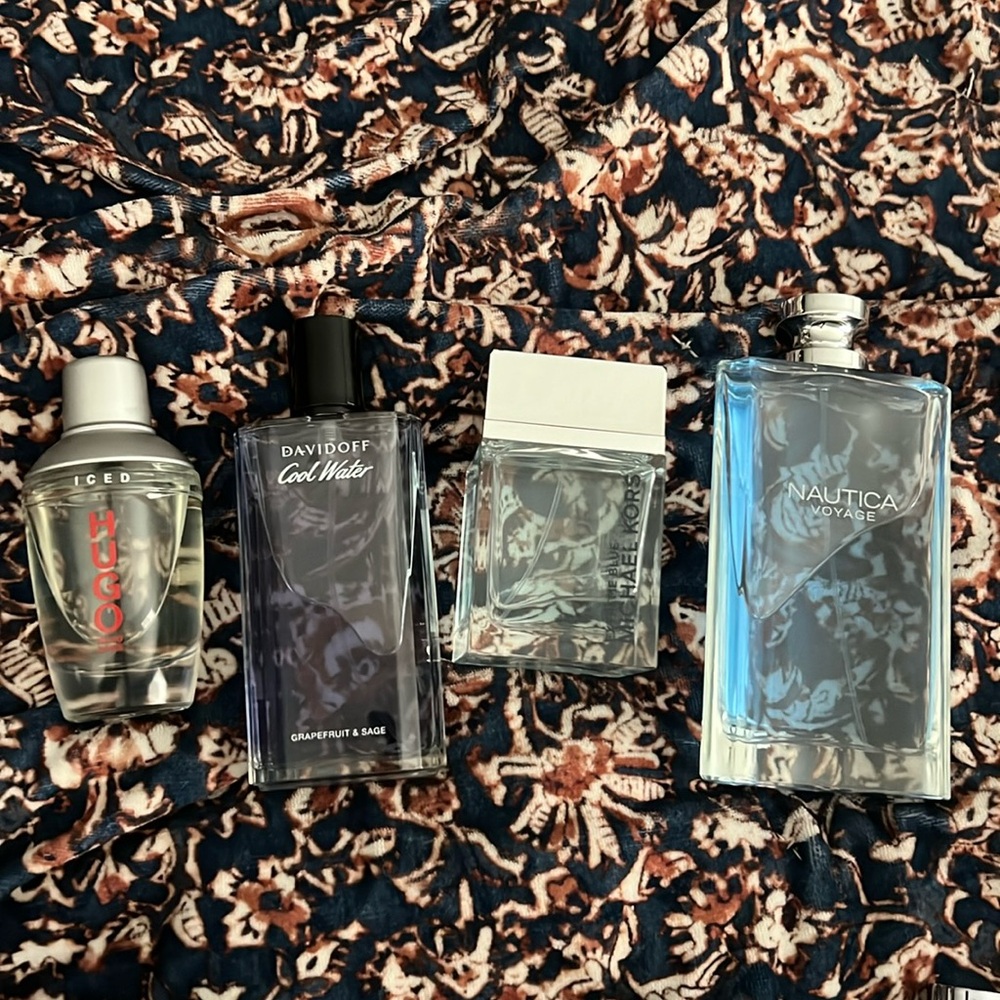 Iced Hugo, Cool Water, Extreme Blue Michael Kors & Voyage Nautica